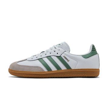 Підліткові кросівки adidas Samba OG J 'White Silver Green'| JP5479 JP5479 фото