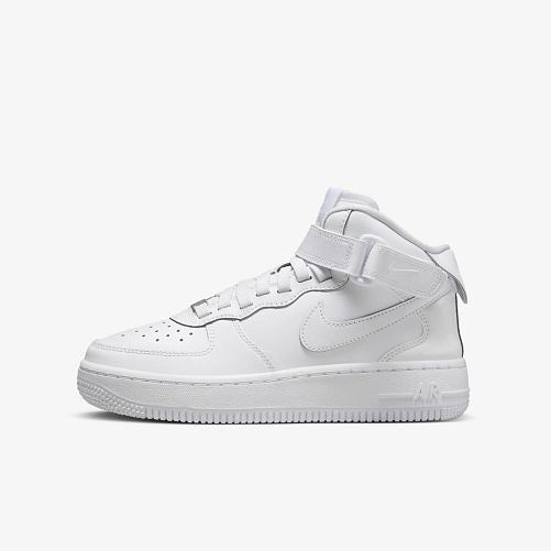 Підліткові кросівки Nike Air Force 1 Mid EasyOn SE GS 'Triple White'| FN1193-111 FN1193-111 фото