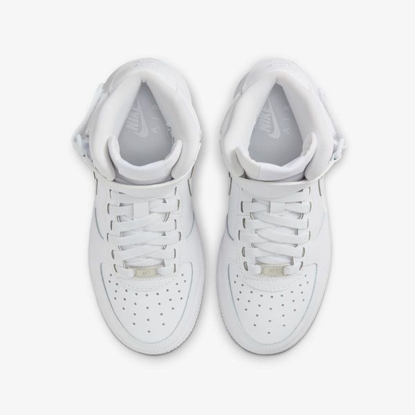 Підліткові кросівки Nike Air Force 1 Mid EasyOn SE GS 'Triple White'| FN1193-111 FN1193-111 фото