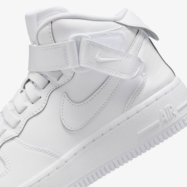 Підліткові кросівки Nike Air Force 1 Mid EasyOn SE GS 'Triple White'| FN1193-111 FN1193-111 фото
