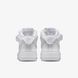 Підліткові кросівки Nike Air Force 1 Mid EasyOn SE GS 'Triple White'| FN1193-111 FN1193-111 фото 4