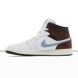 Кросівки Jordan 1 Retro Mid SE 'Brown Blue Grey'| FQ7831-142 FQ7831-142 фото