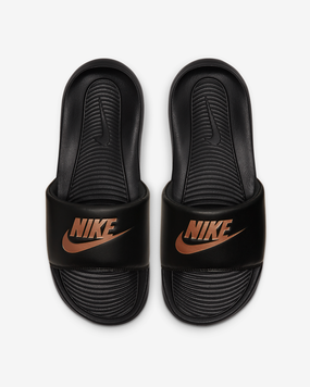 Жіночі капці Nike Victori One Slide 'Black Metallic Red Bronze'| CN9677-001 CN9677-001 фото