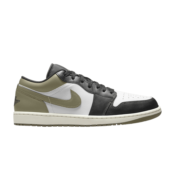 Кросівки Air Jordan 1 Low 'Black Toe Medium Olive'| 553558-092 553558-092 фото