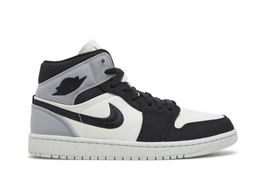 Жіночі кросівки Air Jordan 1 Mid SE 'Light Steel Grey Canvas'| DV0427-100 DV0427-100 фото