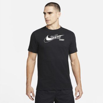 Чоловіча футболка Nike M NKCT DF TEE SWOOSH TENNIS | DD8376-010 DD8376-010 фото