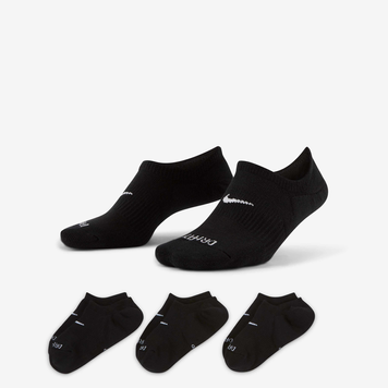Шкарпетки Nike Everyday Plus Cushioned Footie Socks (3 Pairs) 'Black' | DH5463-904 DH5463-904 фото