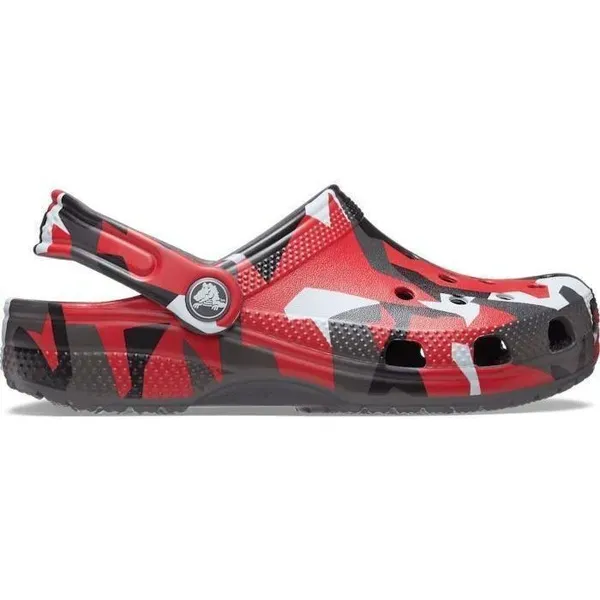 Підліткові сабо Crocs Classic Geo Camo Clog K SGy/Mlti -0IE-Slate Grey/Multi | 211171-0IE-SLATE GREY/MUL фото