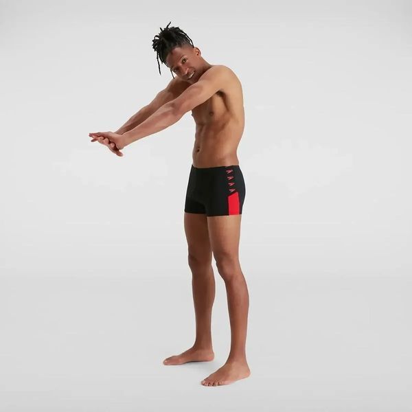 Чоловічі плавки Speedo Boom Logo Splice Asht Am Black/Red | 8-12823C728 8-12823C728 фото