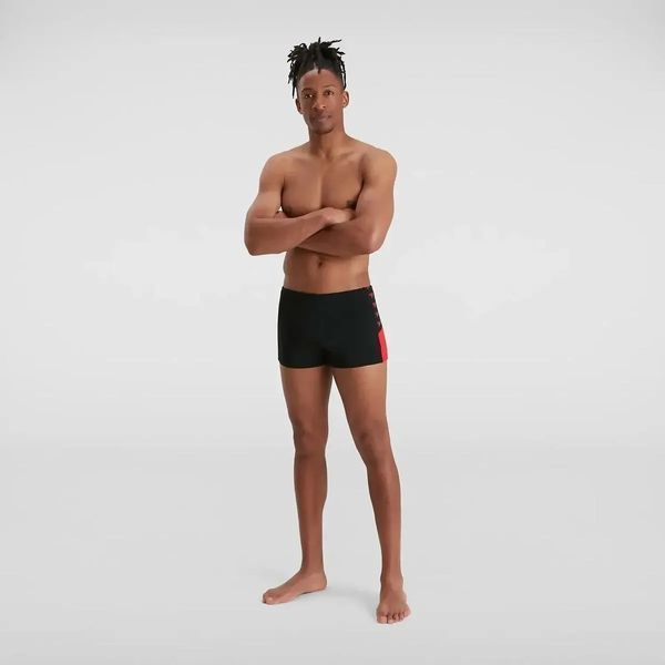 Чоловічі плавки Speedo Boom Logo Splice Asht Am Black/Red | 8-12823C728 8-12823C728 фото