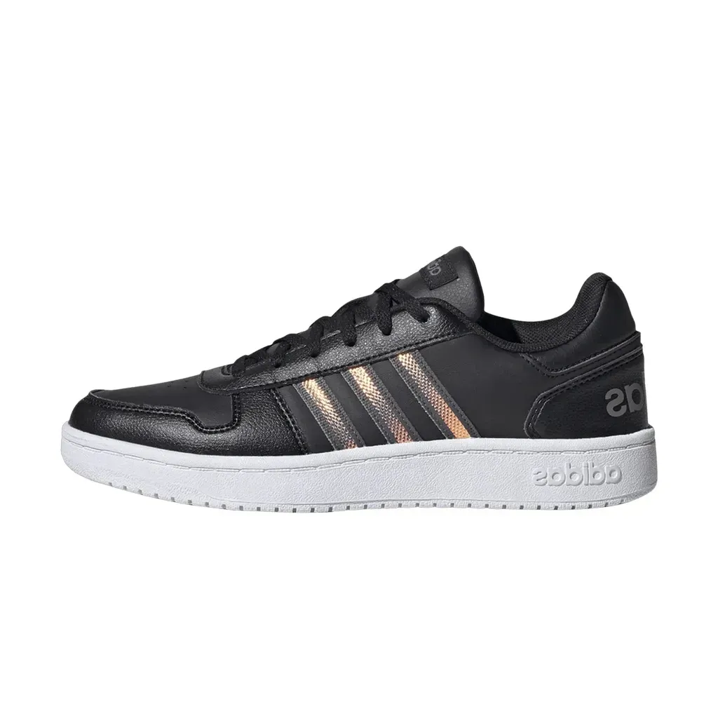 adidas Hoops 2.0 'Black Tactile Gold Metallic'
