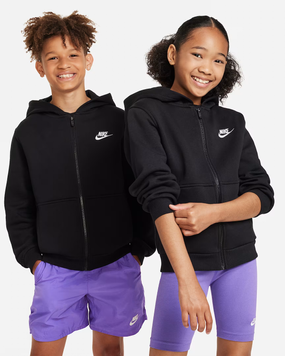 Дитячий худі Nike K NSW CLUB FLC HD FZ LS LBR | FD3004-010 FD3004-010 фото