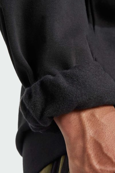 Світшот adidas ESSENTIALS FEELCOZY FLEECE 'Black / White'| JE3794 JE3794 фото