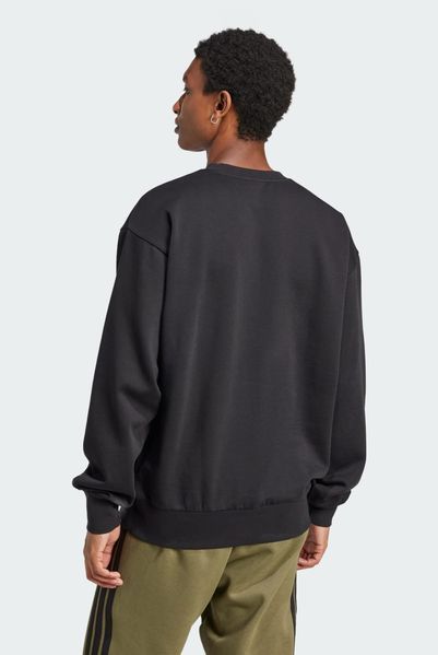 Світшот adidas ESSENTIALS FEELCOZY FLEECE 'Black / White'| JE3794 JE3794 фото