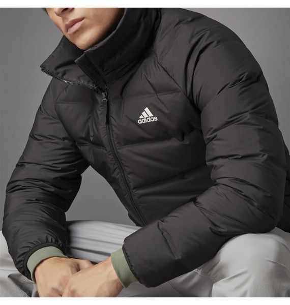 Чоловічий пуховик adidas Helionic Mid-Length Down Jacket Black | FT2528 FT2528 фото