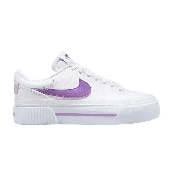 Жіночі кросівки Nike Court Legacy Lift 'White Rush Fuchsia'| DM7590-103 фото