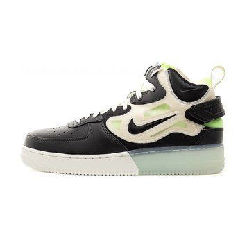 Чоловічі кросівки Nike Air Force 1 Mid React 'Black Neon'| DQ1872-100 DQ1872-100 фото