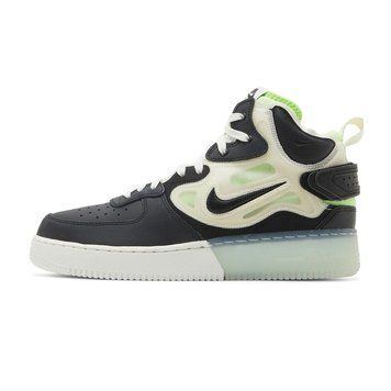 Чоловічі кросівки Nike Air Force 1 Mid React 'Black Neon'| DQ1872-100 DQ1872-100 фото