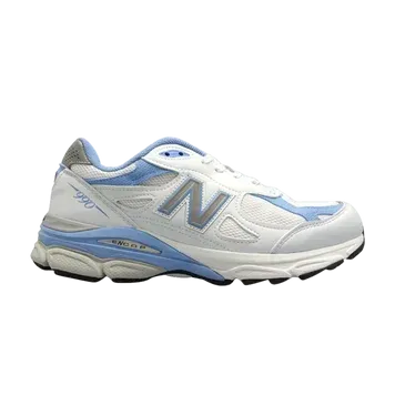 Дитячі кросівки New Balance Wmns 990v3 Made In USA 'White Baby Blue'| W990WB3 фото