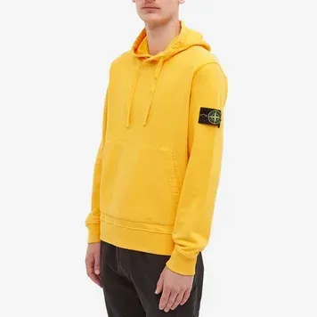 Чоловіча кофта Stone Island Brushed Cotton Popover Hoody | 771564120 V0030 фото