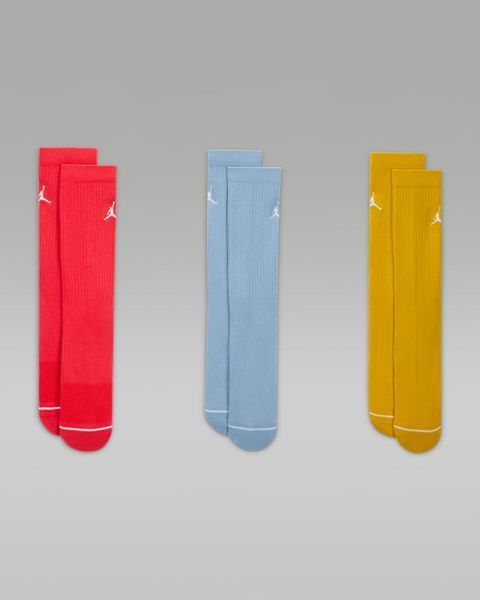 Шкарпетки Nike Air Jordan Everyday Cush Poly Crew Multi (3 ) | DX9632-917 DX9632-917 фото