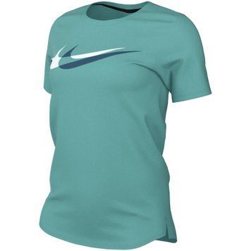 Жіноча футболка Nike Dri-Fit Swoosh Run Light Blue | DD6478-392 DD6478-392 фото