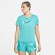 Жіноча футболка Nike Dri-Fit Swoosh Run Light Blue | DD6478-392 DD6478-392 фото 2