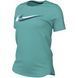 Жіноча футболка Nike Dri-Fit Swoosh Run Light Blue | DD6478-392 DD6478-392 фото 1
