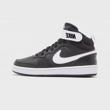 Підліткові кросівки Nike Court Borough Mid 2 GS 'Black White'| CD7782-010 CD7782-010 фото