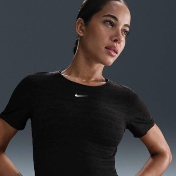 Жіноча футболка Nike Pro Dri-Fit Black | HJ2285-010 HJ2285-010 фото