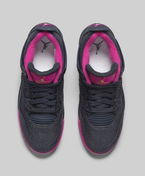 Підліткові кросівки Nike 4 Retro GG 'Denim'| 487724-408 487724-408 фото