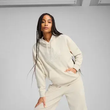 Жіноча толстовка Puma SCRIPT Comfort Hoodie L | 68498387 фото