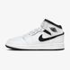 Підліткові кросівки Jordan 1 Mid GS 'White Black'| DQ8423-132 DQ8423-132 фото 1