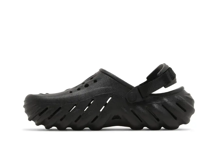 Сандалі Crocs Echo Clog 'Black'| 207937-001 фото