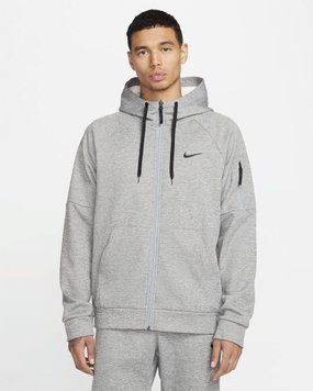 Чоловіча кофта Nike Therma-FIT Full-Zip Fitness 'Grey'| DQ4830-063 DQ4830-063 фото