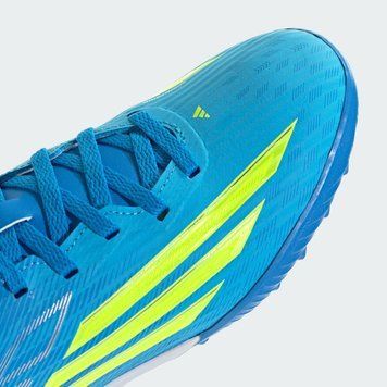 Бутси adidas F50 LEAGUE TURF SOCCER SHOES KIDS 'Lucid Ray Blue / Team Solar Yellow 2 / Lucid Aquamarine'| JR9017 JR9017 фото