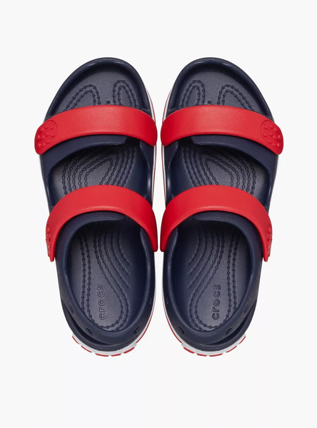 Дитячі сандалі Crocs Crocband Cruiser Sandal Kids | 209423-4OT-NAVY/VARSITY R 209423-4OT-NAVY/VARSITY R фото
