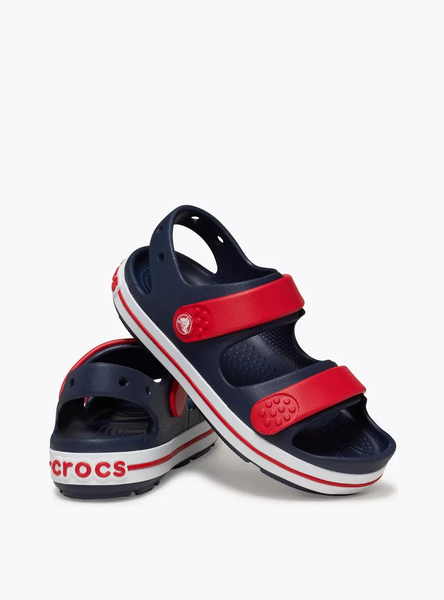Дитячі сандалі Crocs Crocband Cruiser Sandal Kids | 209423-4OT-NAVY/VARSITY R 209423-4OT-NAVY/VARSITY R фото