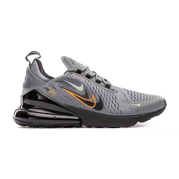 Чоловічі кросівки Nike Air Max 270 'Multi-Swoosh - Smoke Grey Mandarin'| FN7811-001 FN7811-001 фото