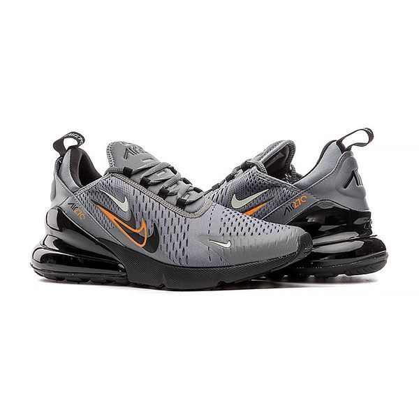 Чоловічі кросівки Nike Air Max 270 'Multi-Swoosh - Smoke Grey Mandarin'| FN7811-001 FN7811-001 фото