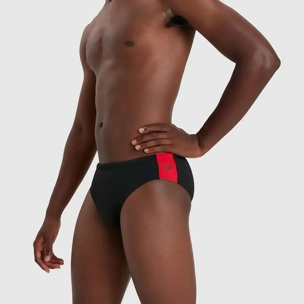 Чоловічі плавки Speedo Boom Logo Splice 7Cm Brief Am Black/Red | 8-12824C728 8-12824C728 фото
