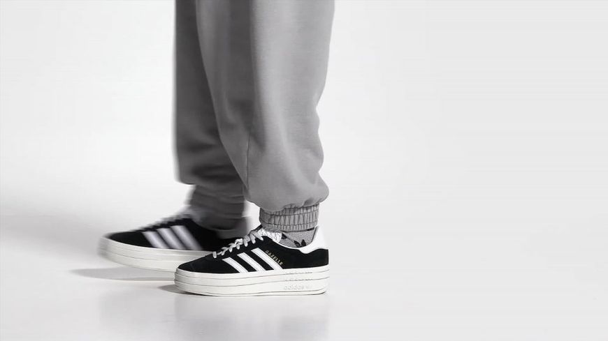 Жіночі кросівки adidas Gazelle Bold 'Black White'| HQ6912 HQ6912 фото