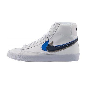 Підліткові кросівки Nike Blazer Mid Next Nature GS 'Double Swoosh - White Hyper Royal'| FD0690-100 FD0690-100 фото
