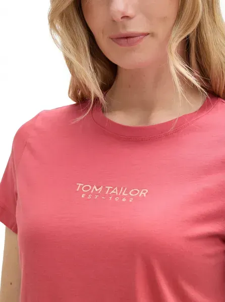 Жіноча футболка Tom Tailor Basic | 1045543-11016 фото