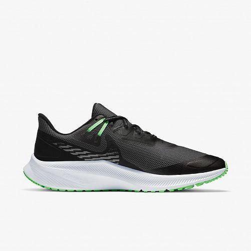 Чоловічі кросівки Nike Quest 3 Shield 'Black Poison Green'| CQ8894-010 CQ8894-010 фото