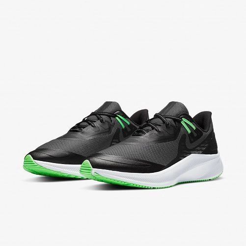 Чоловічі кросівки Nike Quest 3 Shield 'Black Poison Green'| CQ8894-010 CQ8894-010 фото
