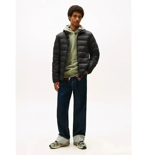 Чоловіча куртка Tommy Jeans Tim It Down Jacket Ext Black | DMODM20658 BDS фото