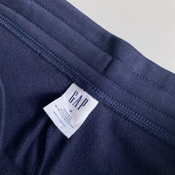 Чоловіча толстовка Gap Logo Fleece Pants Tapestry Navy | 221236051 фото