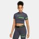 Жіноча футболка Nike Pro Dri-Fit Grey | DX0078-015 DX0078-015 фото 1