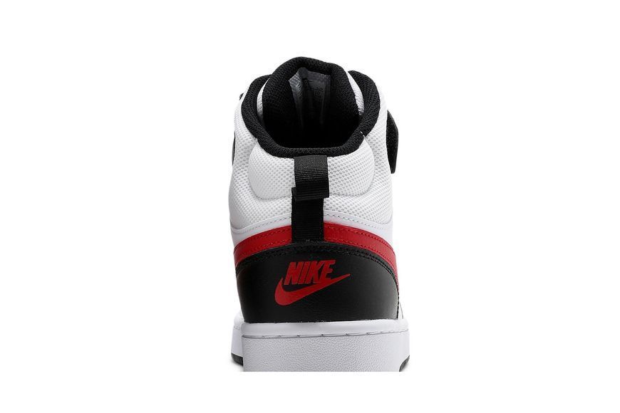 Підліткові кросівки Nike Court Borough Mid 2 GS 'White University Red'| CD7782-110 CD7782-110 фото